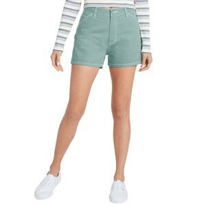 Dickies Junior's Women's Cotton Carpenter High-Rise Length Denim Shorts - Multi
